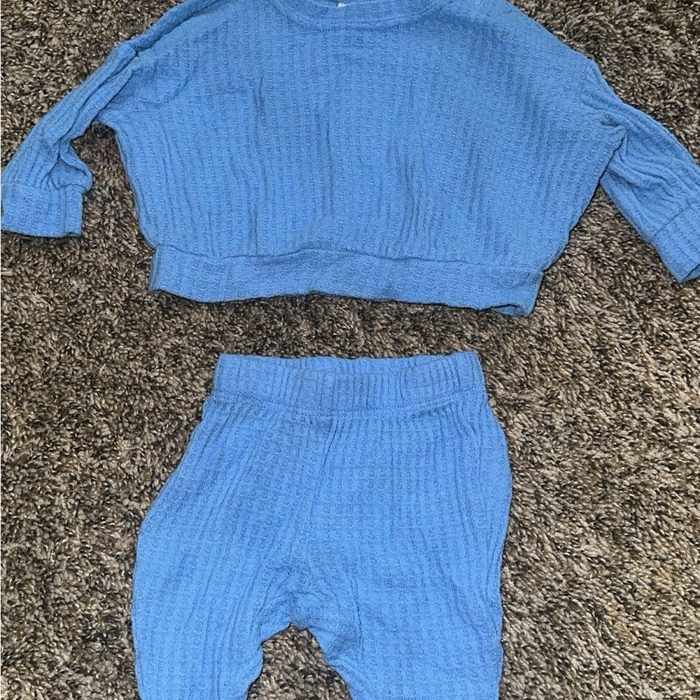 Cat & Jack Blue Kids Shirt and Pants Set